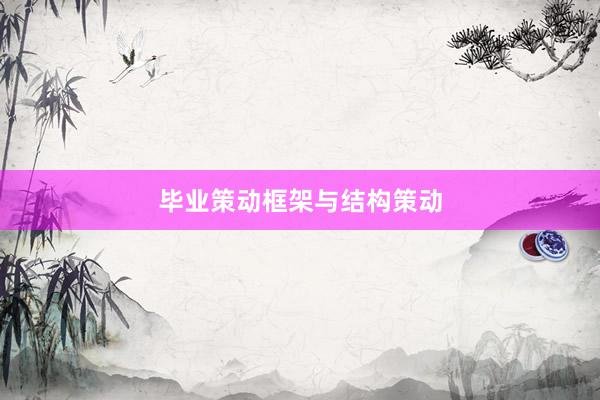 毕业策动框架与结构策动